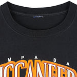 NFL (Salem) - Tampa Bay Buccaneers Helmet T-Shirt 1991 Vintage Retro Football