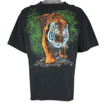 Vintage (Wild Wear) - Bengal Tiger Animal Print T-Shirt 1990s X-Large Vintage Retro