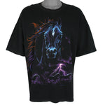 Vintage (Habitat) - Thunder Horses Lightning Storm T-Shirt 1998 XX-Large