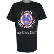 MLB - The Negro Leagues Atlanta Black Crackers T-Shirt 1990s X-Large Vintage Retro Baseball