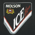 Vintage (All Sport) - Molson Canada Ice Brewed Beer Single Stitch T-Shirt 1990s X-Large Vintage Retro