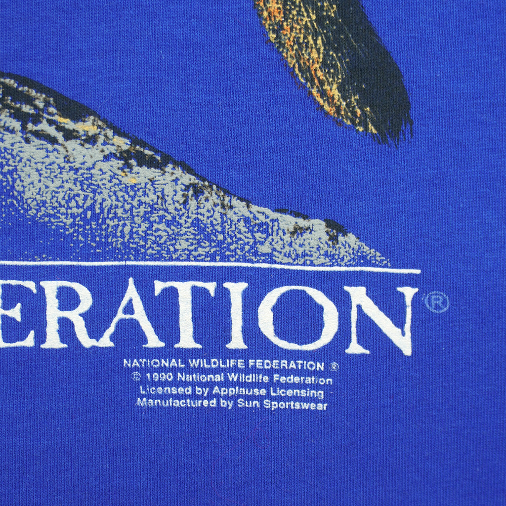 Vintage (Sun) - Cougar Animal Print T-Shirt 1990 Large Vintage Retro