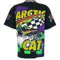 Vintage - Arctic Cat ZR Snowmobile Racing All Over Print T-Shirt 1995 Vintage Retro
