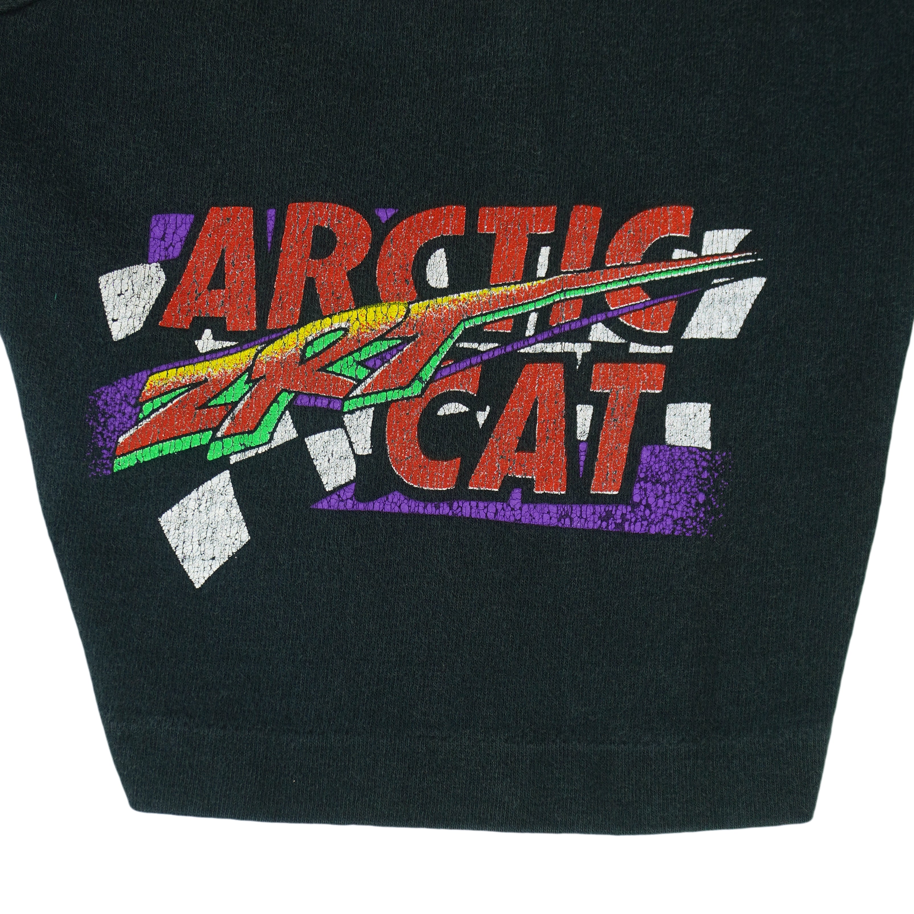 Vintage - Arctic Cat ZR Snowmobile Racing All Over Print T-Shirt 1995 Vintage Retro