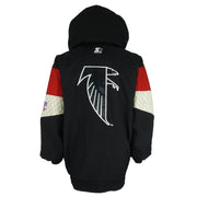 Starter - Atlanta Falcons Hooded Puffer Jacket 1990s X-Large Vintage Retro Football