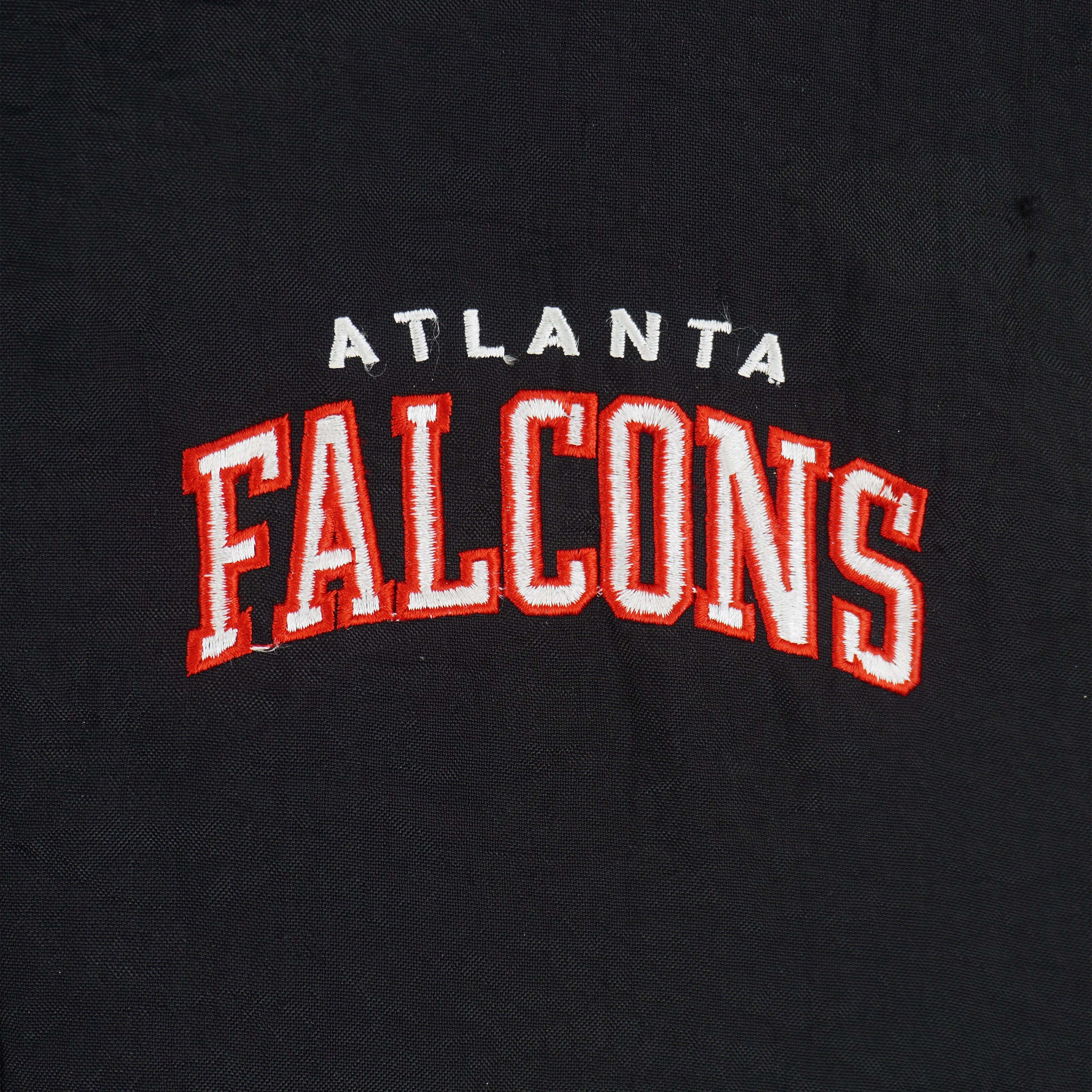 Starter - Atlanta Falcons Hooded Puffer Jacket 1990s X-Large Vintage Retro Football