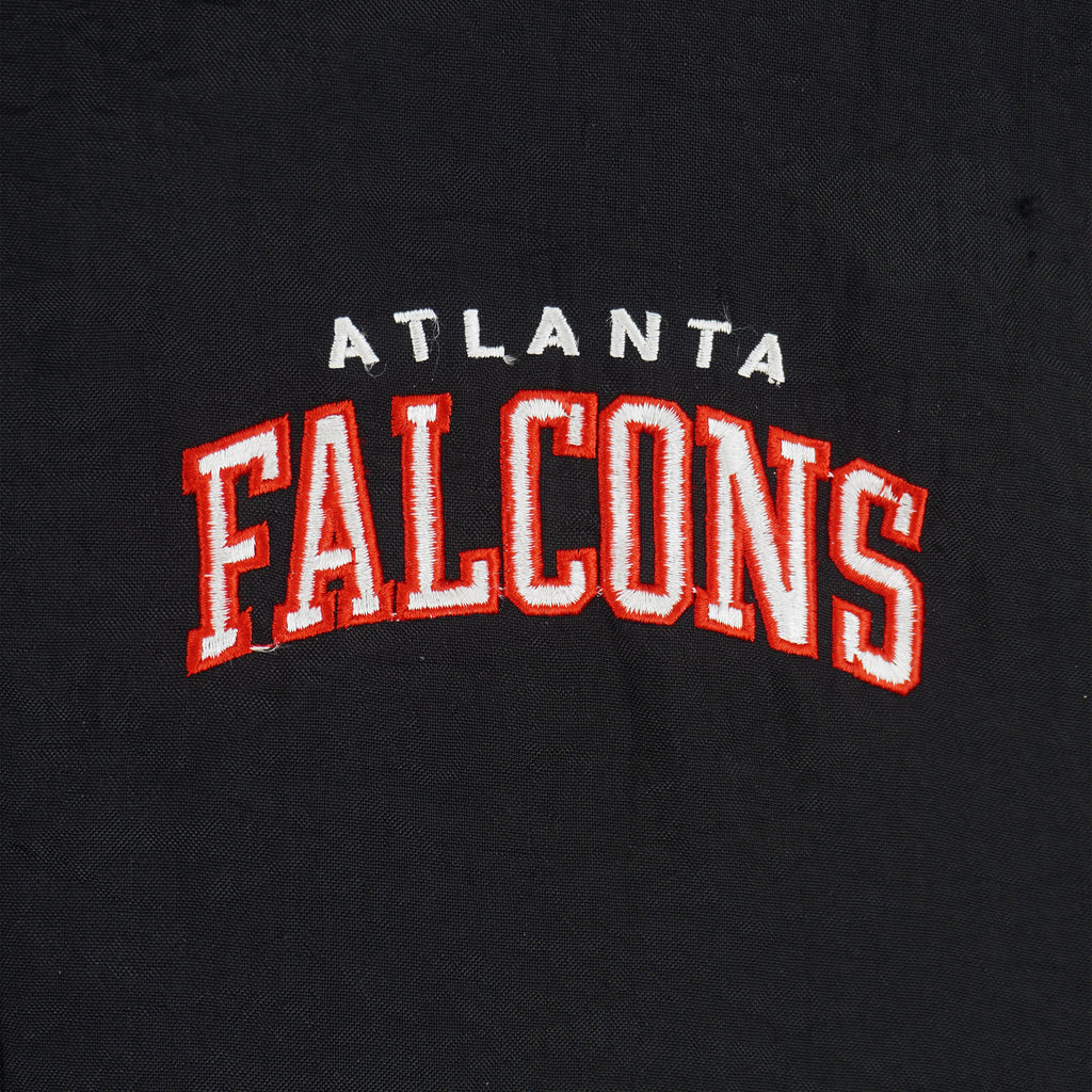 Starter - Atlanta Falcons Hooded Puffer Jacket 1990s X-Large Vintage Retro Football