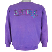 Nike - Just Do It Geometric Crew Neck Sweatshirt 1990s Medium Vintage Retro