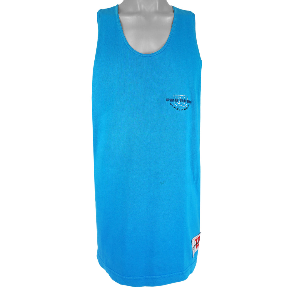 Wilson - Pro 500 Athleticwear Spell-Out Sleeveless Shirt 1990s Large Vintage Retro