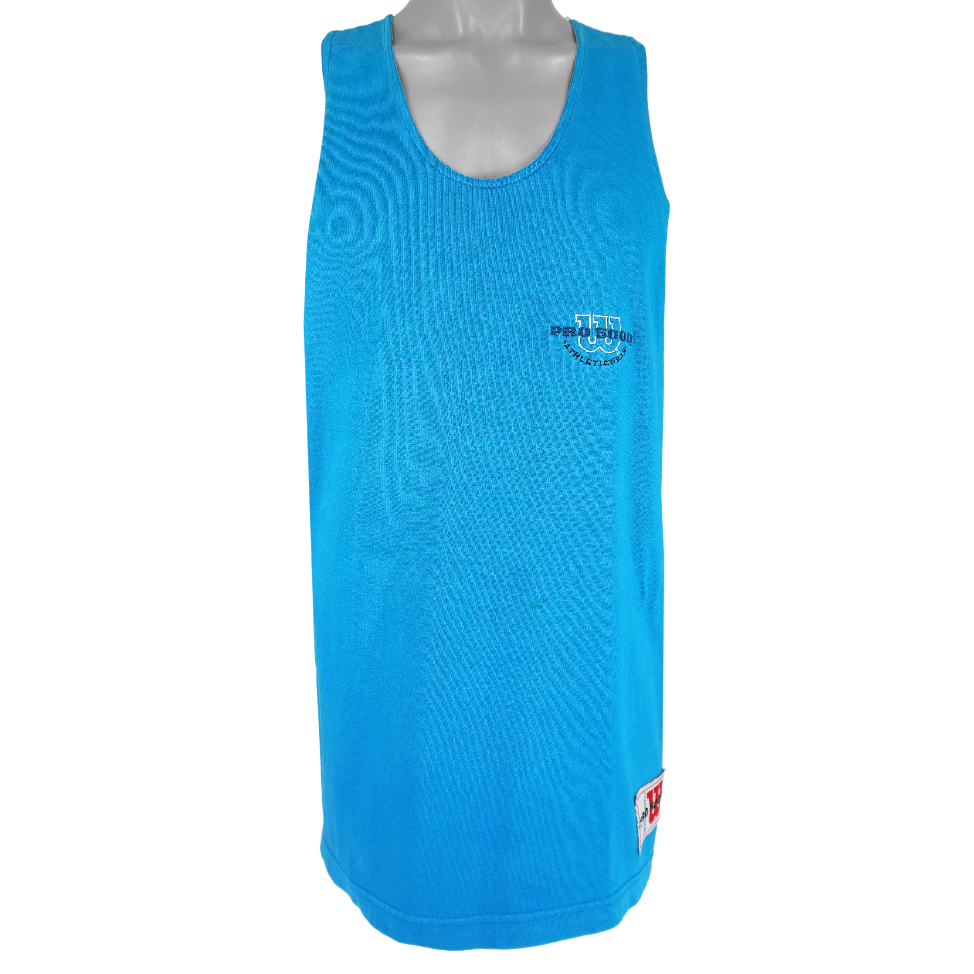 Wilson - Pro 500 Athleticwear Spell-Out Sleeveless Shirt 1990s Large Vintage Retro