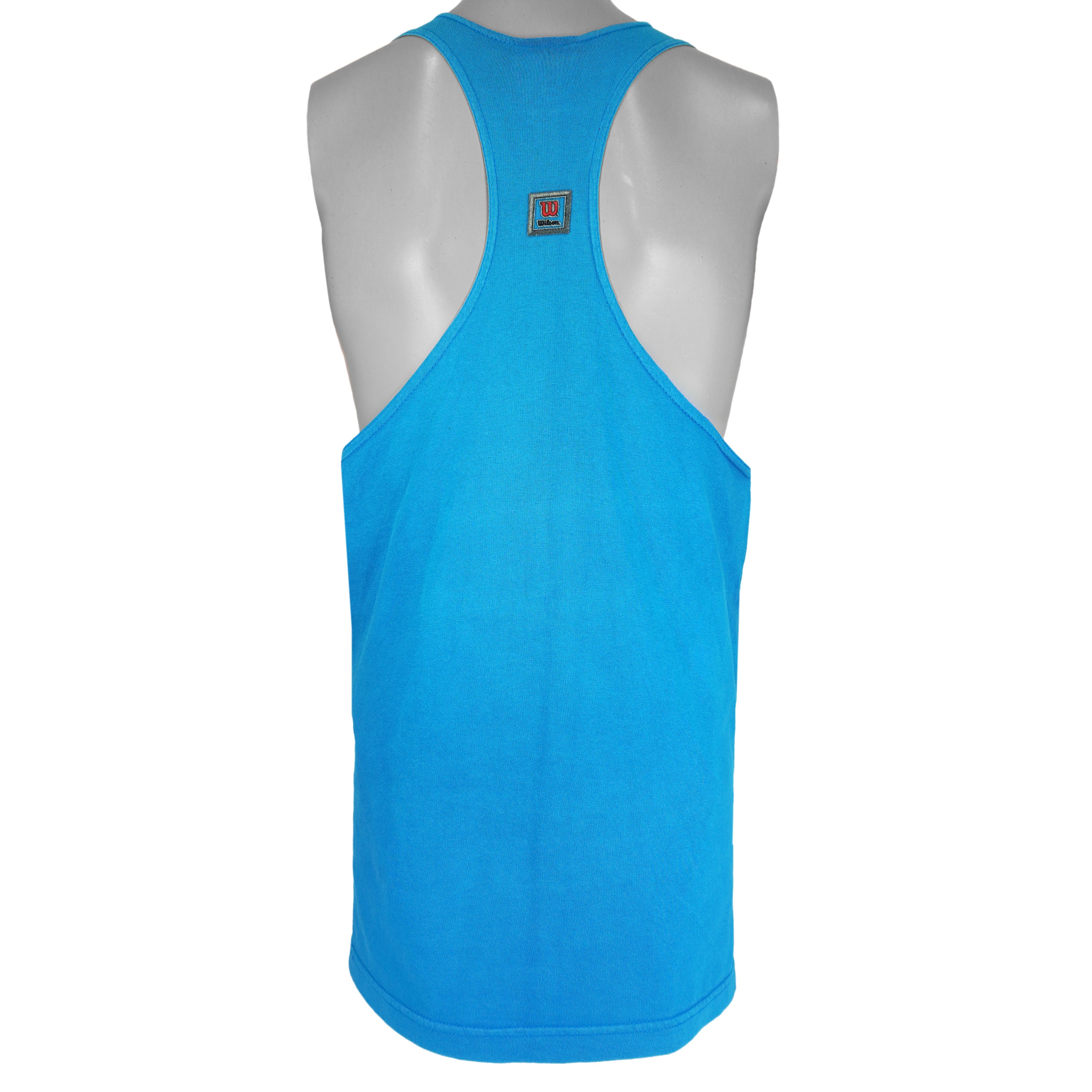 Wilson - Pro 500 Athleticwear Spell-Out Sleeveless Shirt 1990s Large Vintage Retro