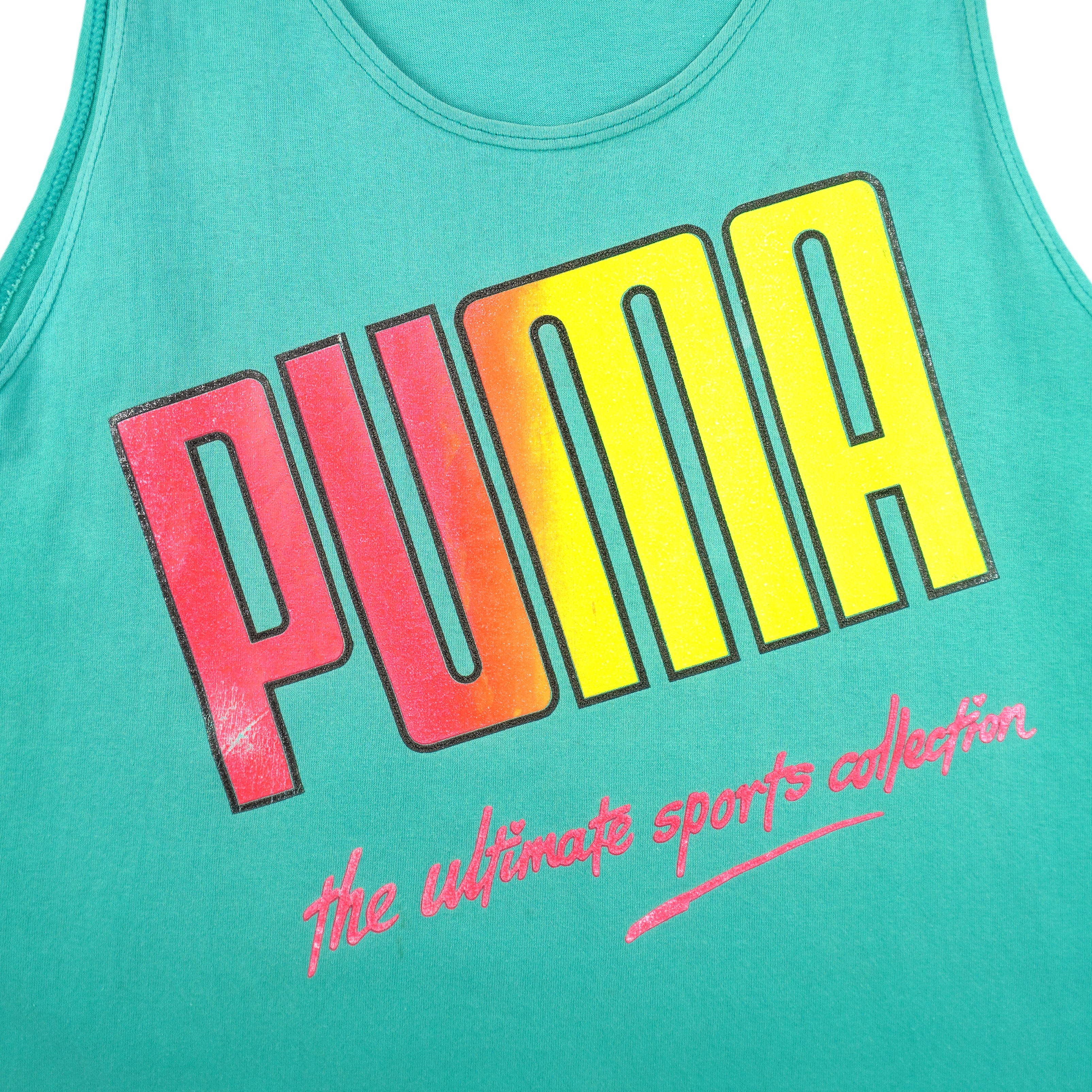 Puma - The Ultimate Sports Collection Sleeveless Shirt 1990s X-Large Vintage Retro