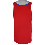Adidas - Road Runner Spell-Out Sleeveless Shirt 1990s Large Vintage Retro