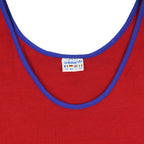 Adidas - Road Runner Spell-Out Sleeveless Shirt 1990s Large Vintage Retro