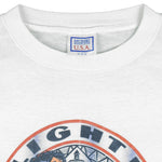 Budweiser - Bud Light Beer Lady Luck Single Stitch T-Shirt 1990 X-Large