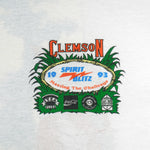 NCAA (Hanes) - Clemson Tiger Republic Spirit Blitz Single Stitch 1993 X-Large Vintage Retro