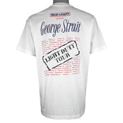 Vintage (Stedman) - George Strait Light Duty Tour Single Stitch T-Shirt 1990s X-Large Vintage Retro