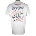 Vintage (Stedman) - George Strait Light Duty Tour Single Stitch T-Shirt 1990s X-Large Vintage Retro