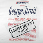 Vintage (Stedman) - George Strait Light Duty Tour Single Stitch T-Shirt 1990s X-Large Vintage Retro