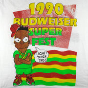 Budweiser - R&B Superfest Single Stitch T-Shirt 1990 Medium Vintage Retro