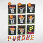 NCAA (Fruit Of The Loom) - Purdue Boilermakers Basketball Win! T-Shirt 1990 Large Vintage Retro Basketball