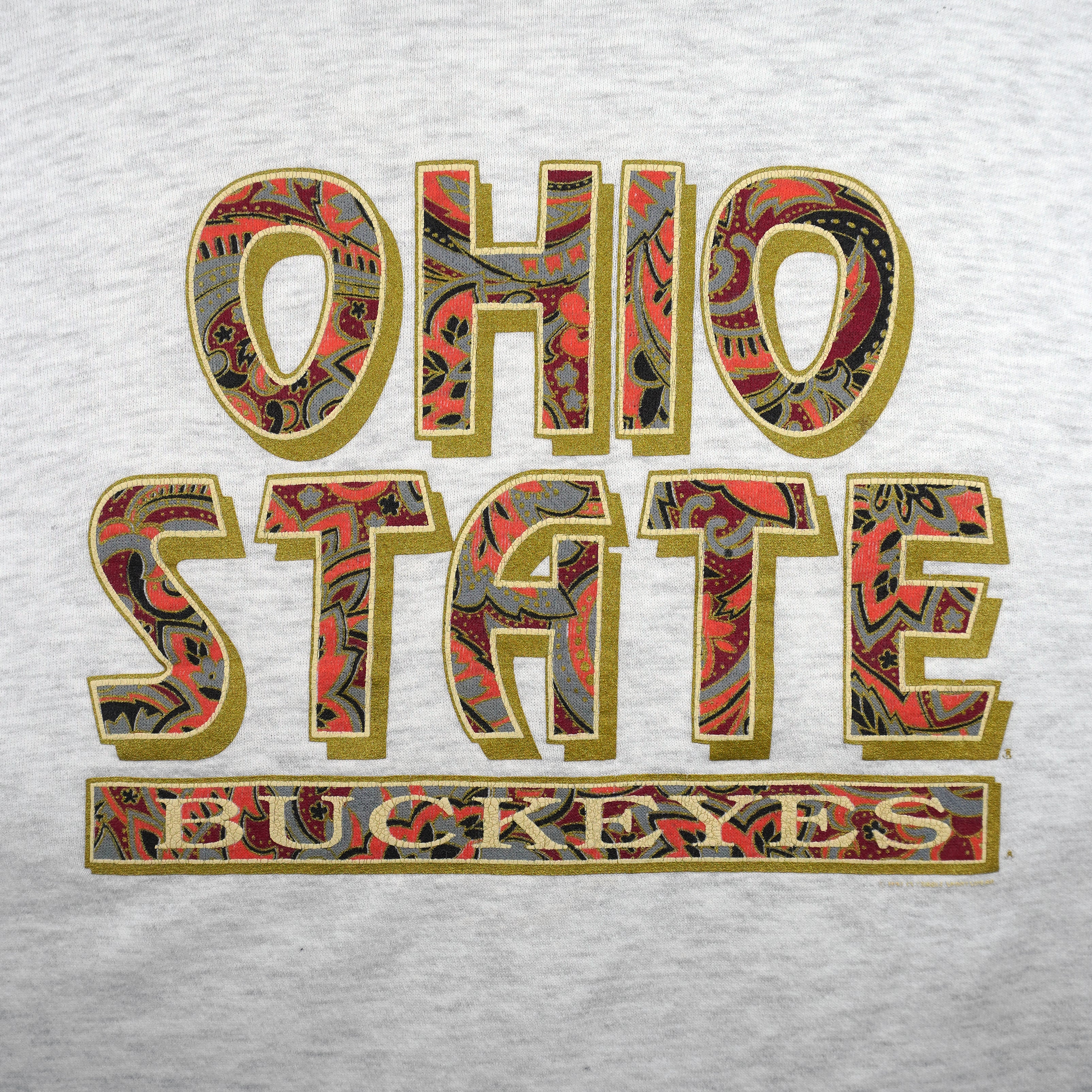 NCAA (CS) - Ohio State Buckeyes Crew Neck Sweatshirt 1990s Large Vintage Retro