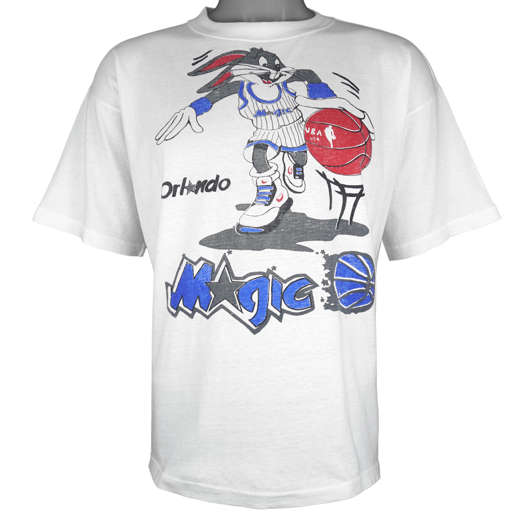 NBA - Orlando Magic x Bug Bunny Spell-Out T-Shirt 1990s Large