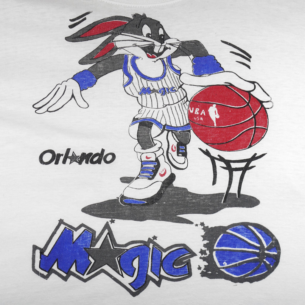 NBA - Orlando Magic x Bug Bunny Spell-Out T-Shirt 1990s Large