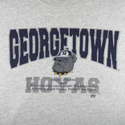 Vintage NCAA - Georgetown Hoyas "Ho-Yas" Spell-Out Crew Neck Sweatshirt 1990s Large in gray
