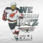 NHL (Jerzees) - New Jersey Devils Midway Games T-Shirt 2002 X-Large Vintage Retro