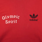 Adidas - Olympic Spirit Spell-Out T-Shirt 1980s Medium Vintage Retro