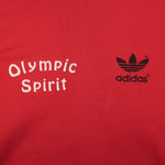 Adidas - Olympic Spirit Spell-Out T-Shirt 1980s Medium Vintage Retro