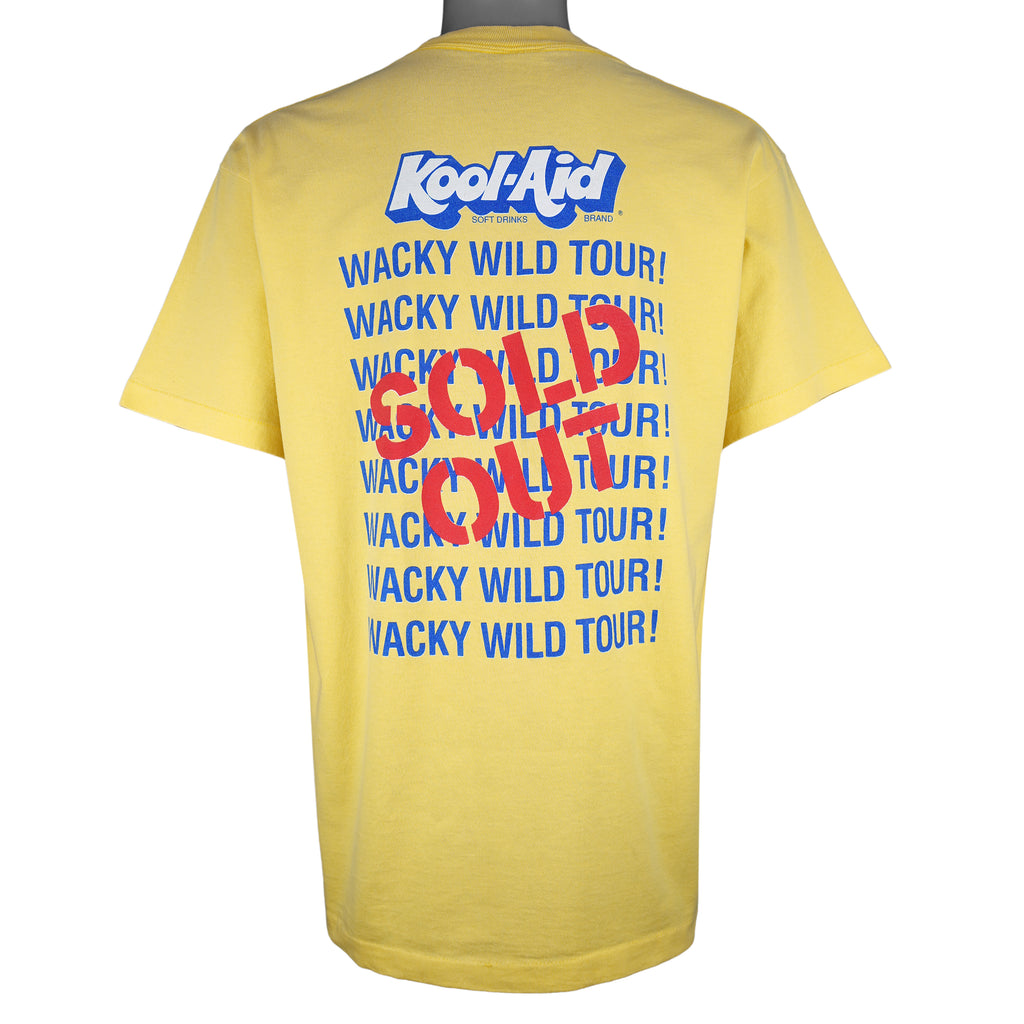 Vintage (Anvil) - Kool Aid Rock-A-Dile Red Whacky Wild Tour T-Shirt 1990s X-Large