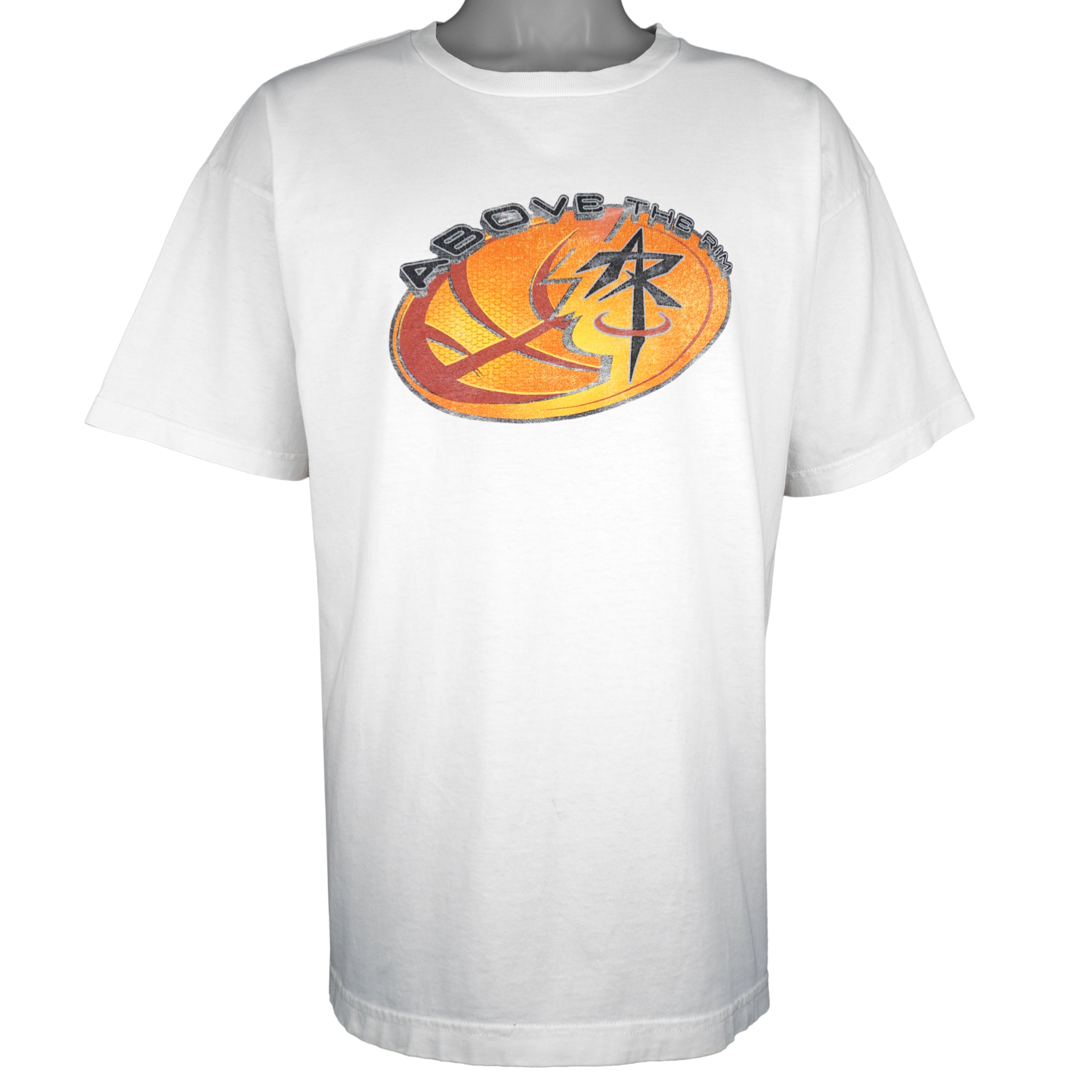 Reebok - Above The Rim Basketball T-Shirt 1990s Large Vintage Retro