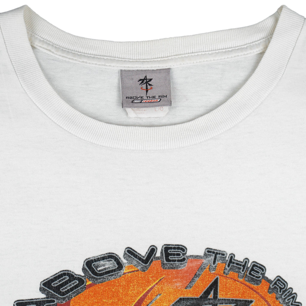 Reebok - Above The Rim Basketball T-Shirt 1990s Large Vintage Retro