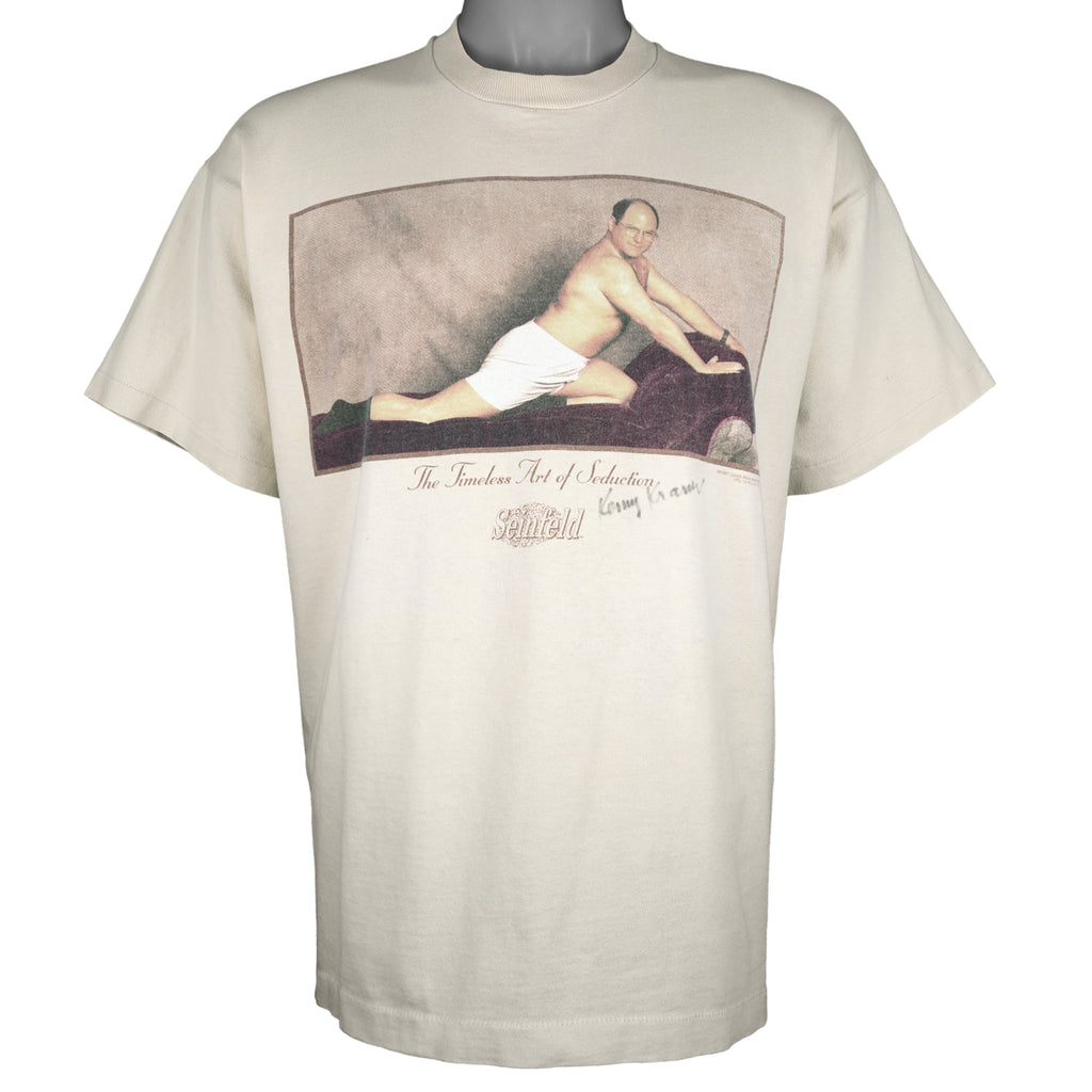 Vintage - Seinfeld George Costanza The Timeless Art of Seduction T-Shirt 1997 X-Large Vintage Retro