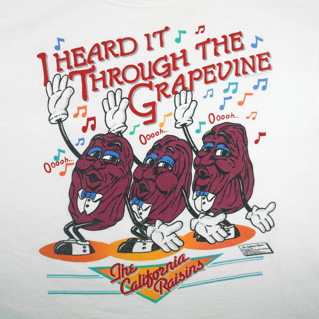 Vintage (Changes) - The California Raisins Grapevine T-Shirt 1987 X-Large Vintage Retro