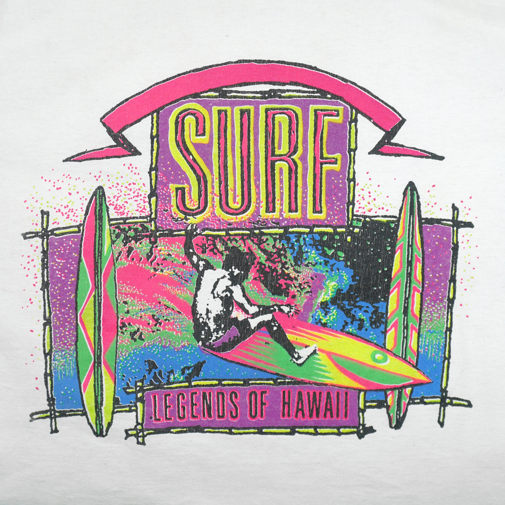 Vintage (SofTee) - Surf Legends Of Hawaii T-Shirt 1990s Large Vintage Retro