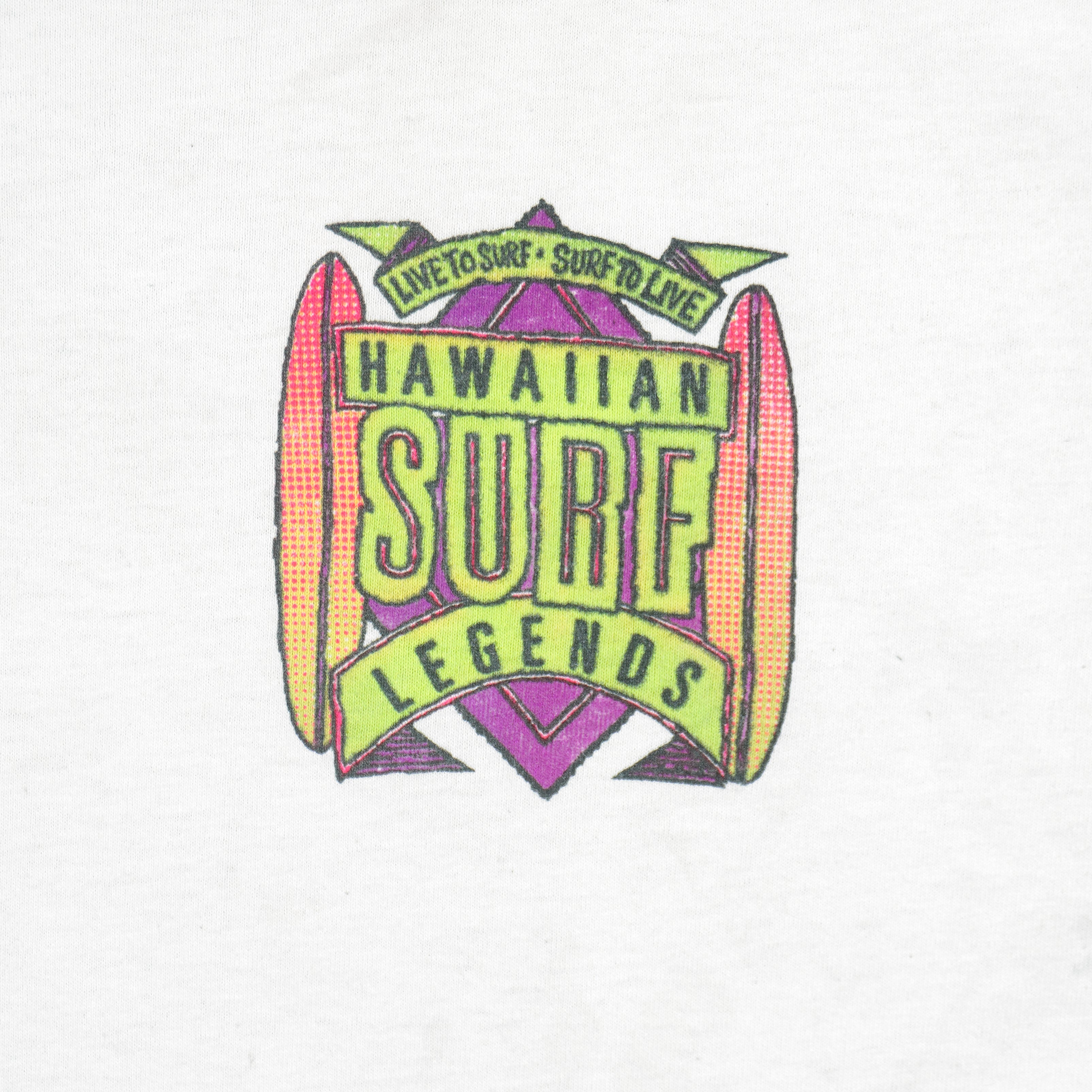 Vintage (SofTee) - Surf Legends Of Hawaii T-Shirt 1990s Large Vintage Retro