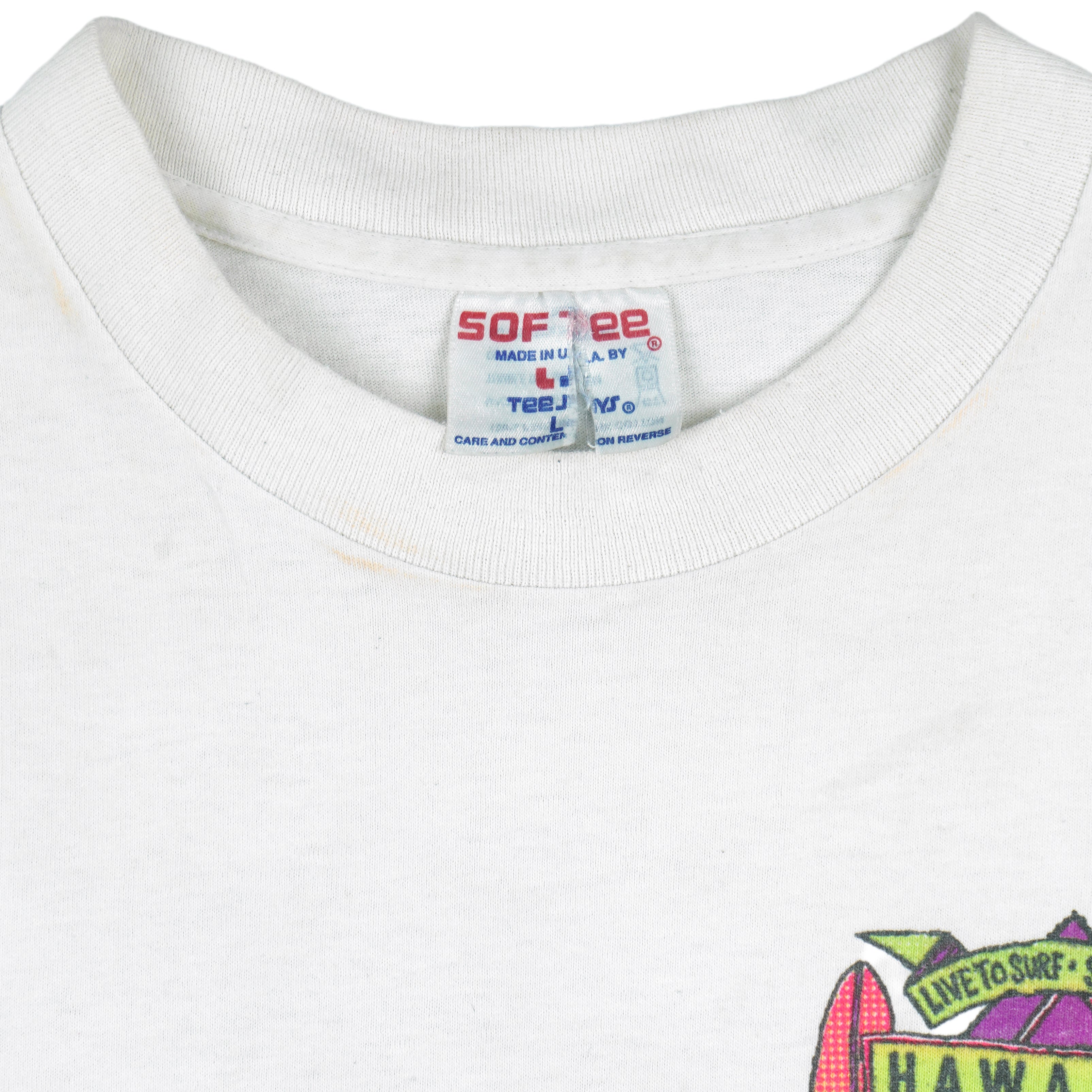 Vintage (SofTee) - Surf Legends Of Hawaii T-Shirt 1990s Large Vintage Retro