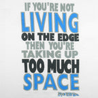 Vintage (No Fear) - If You Are Not Living On The Edge T-Shirt 1990s X-Large Vintage Retro