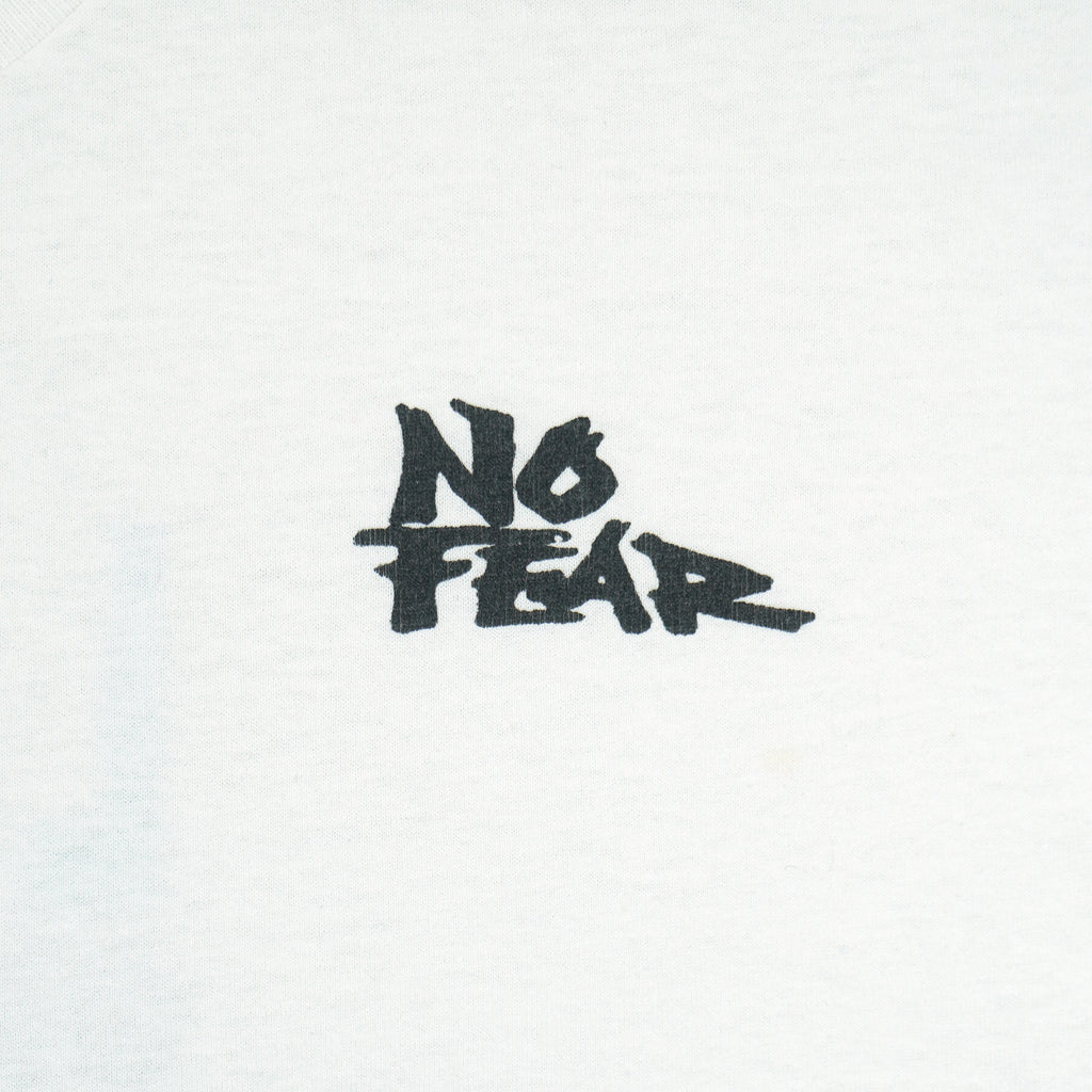 Vintage (No Fear) - If You Are Not Living On The Edge T-Shirt 1990s X-Large Vintage Retro