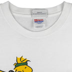 Vintage (Hanes) - Snoopy & Woodstock Workout T-Shirt 1990s X-Large Vintage Retro