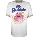 Vintage (Tee Jays) - Mr. Bubble, Bubble Bath T-Shirt 1995 X-Large Vintage Retro