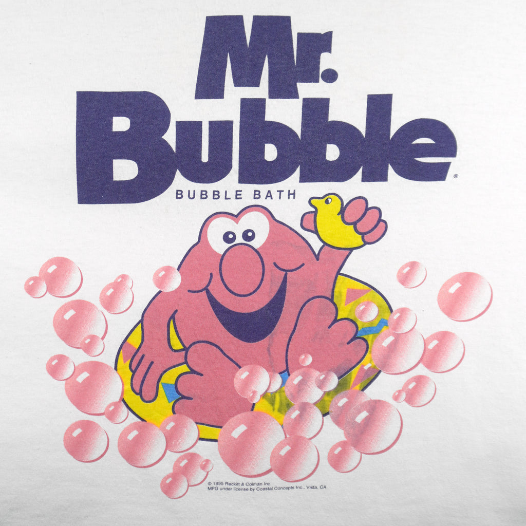 Vintage (Tee Jays) - Mr. Bubble, Bubble Bath T-Shirt 1995 X-Large Vintage Retro