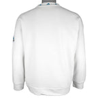 Adidas - Embroidered Logo Crew Neck Sweatshirt 1990s Medium Vintage Retro
