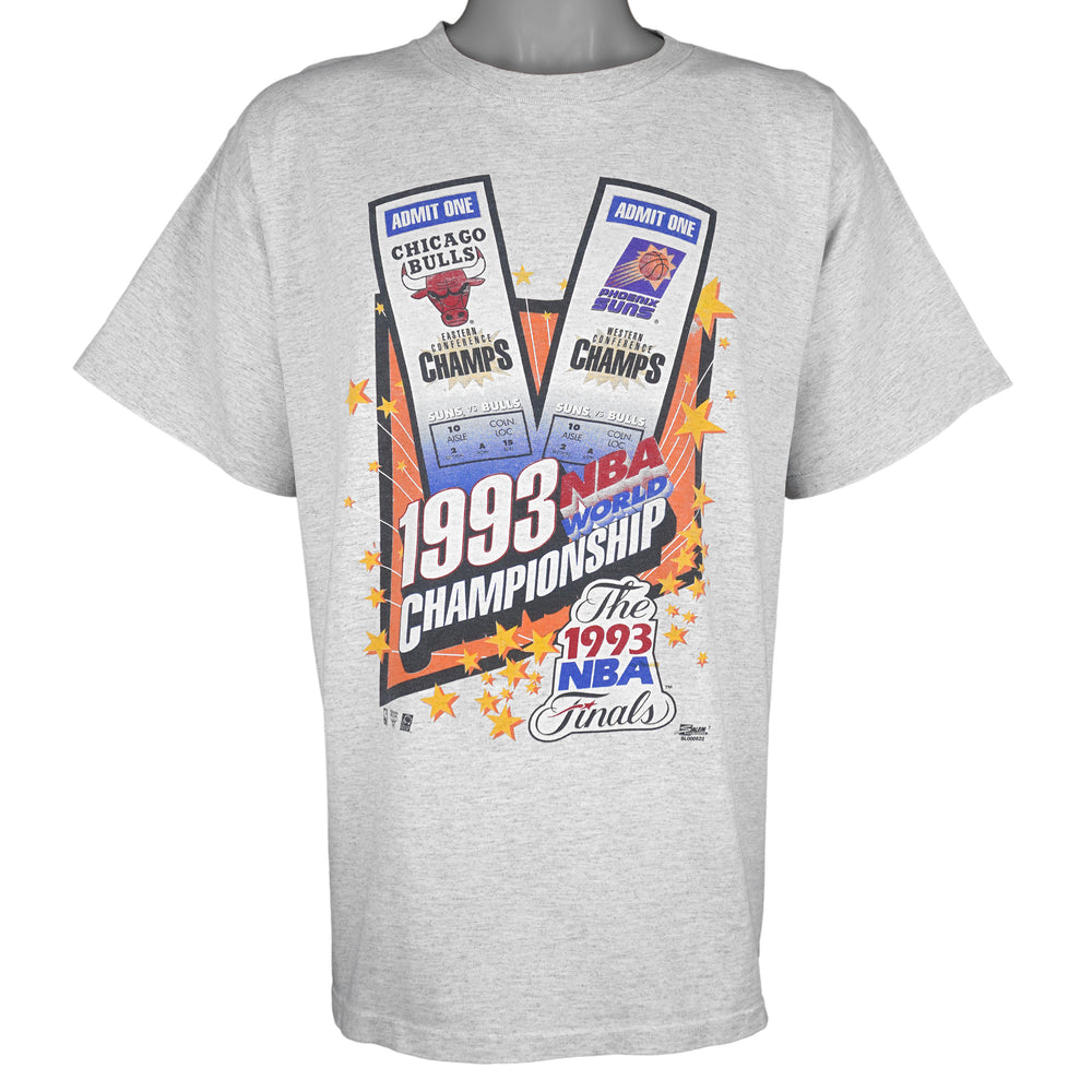 NBA (Salem) - Bulls VS Suns NBA Final World Champions T-Shirt 1993 X-Large Vintage Retro