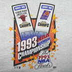 NBA (Salem) - Bulls VS Suns NBA Final World Champions T-Shirt 1993 X-Large Vintage Retro