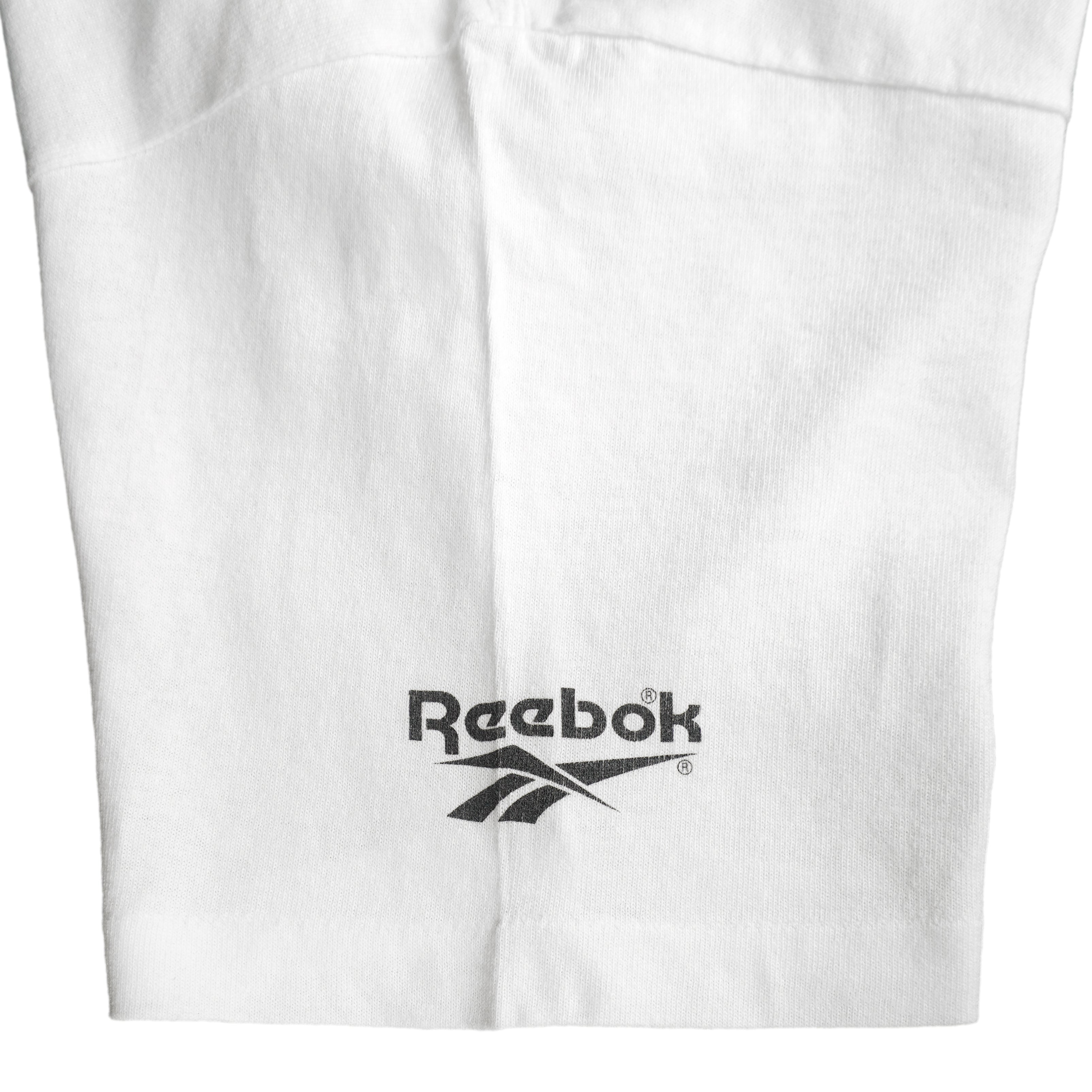 Reebok - Slide Big Spell-Out Single Stitch T-Shirt 1990s Medium