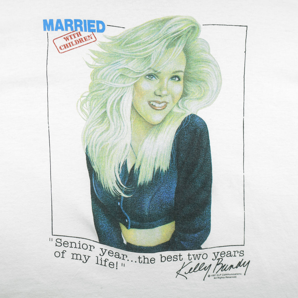 Vintage (Stedman) - Kelly Bundy Single Stitch T-Shirt 1987 X-Large Vintage Retro